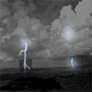 Saturday Night: Chance Showers And Thunderstorms then Mostly Cloudy